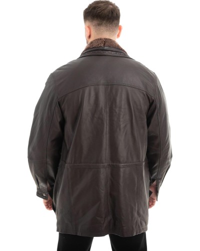  Γνήσιο Ανδρικό Δερμάτινο Μπουφάν - Z608