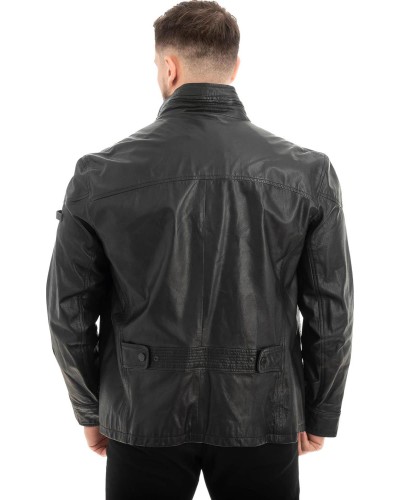  Γνήσιο Ανδρικό Δερμάτινο Μπουφάν - Z615