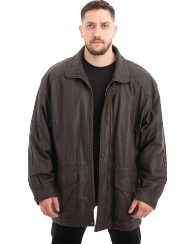  Γνήσιο Ανδρικό Δερμάτινο Μπουφάν - Z618