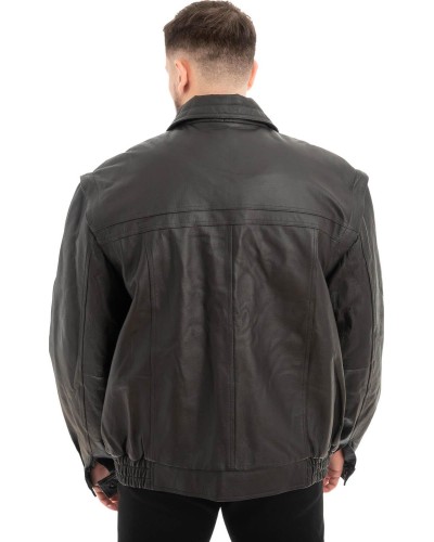  Γνήσιο Ανδρικό Δερμάτινο Μπουφάν - Z622