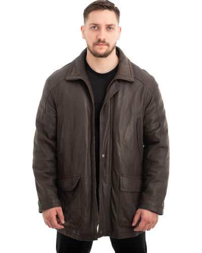  Γνήσιο Ανδρικό Δερμάτινο Μπουφάν - Z626