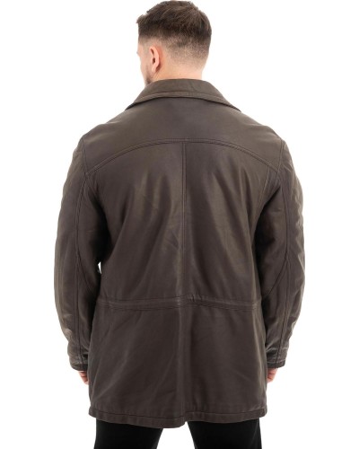  Γνήσιο Ανδρικό Δερμάτινο Μπουφάν - Z626