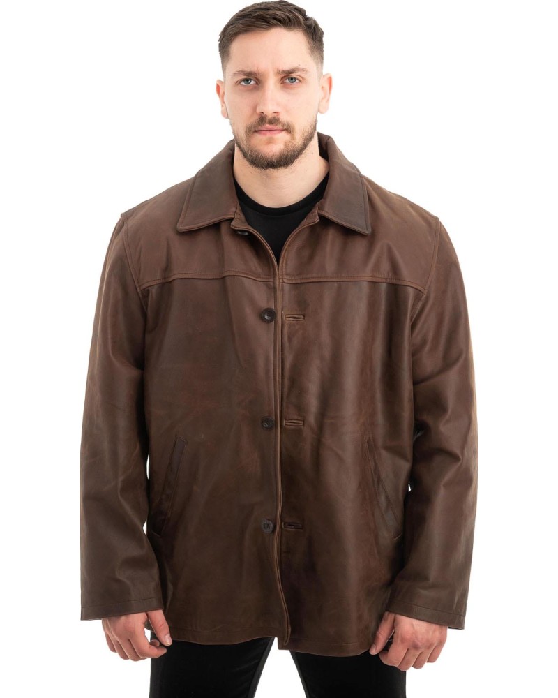 Γνήσιο Ανδρικό Δερμάτινο Σακάκι - Z629