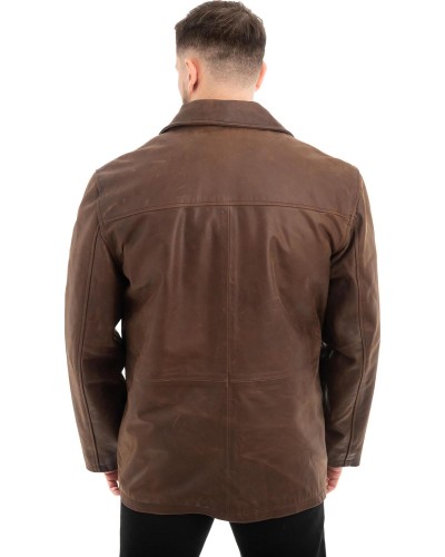 Γνήσιο Ανδρικό Δερμάτινο Σακάκι - Z629