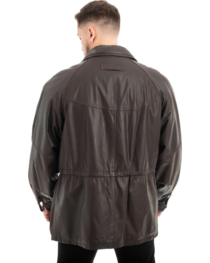  Γνήσιο Ανδρικό Δερμάτινο Μπουφάν - Z637
