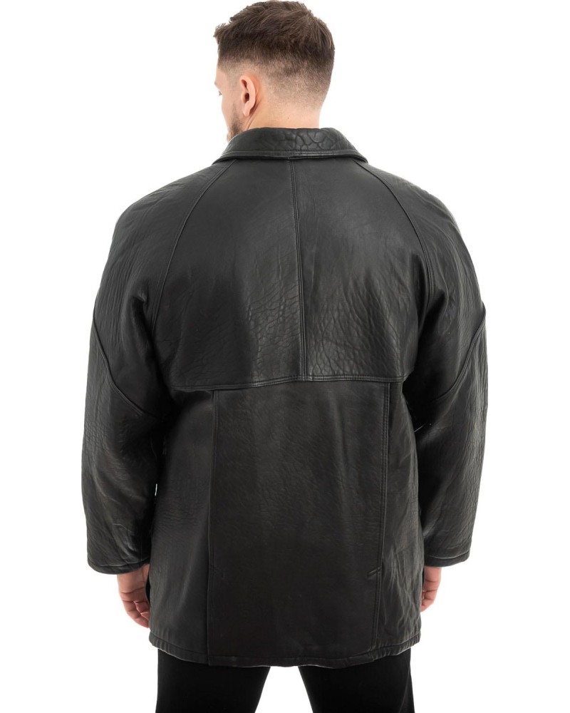  Γνήσιο Ανδρικό Δερμάτινο Μπουφάν - Z638