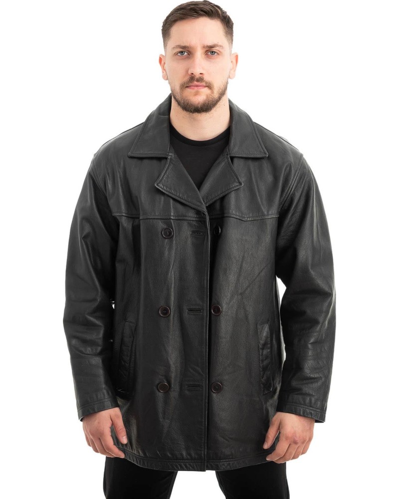 Γνήσιο Ανδρικό Δερμάτινο Σακάκι - Z643