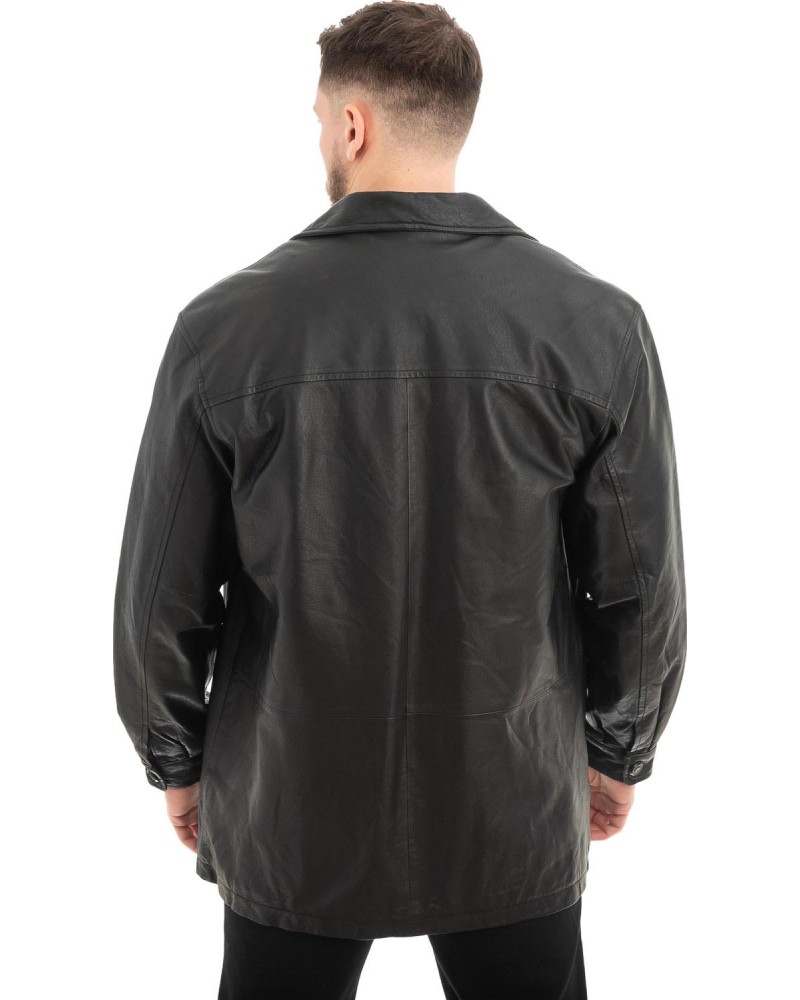  Γνήσιο Ανδρικό Δερμάτινο Μπουφάν - Z647