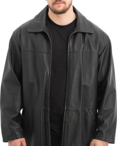  Γνήσιο Ανδρικό Δερμάτινο Μπουφάν - Z648