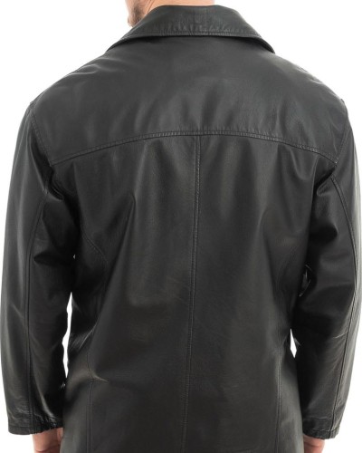  Γνήσιο Ανδρικό Δερμάτινο Μπουφάν - Z648
