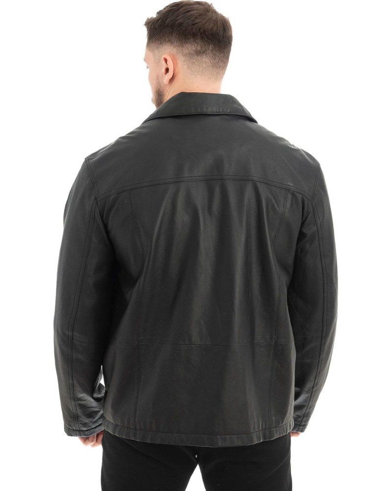  Γνήσιο Ανδρικό Δερμάτινο Μπουφάν - Z660