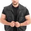 Γνήσιο Ανδρικό Δερμάτινο Γιλέκο - Z661