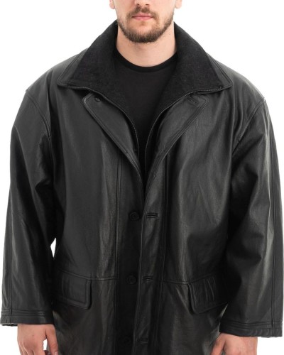  Γνήσιο Ανδρικό Δερμάτινο Μπουφάν - Z663