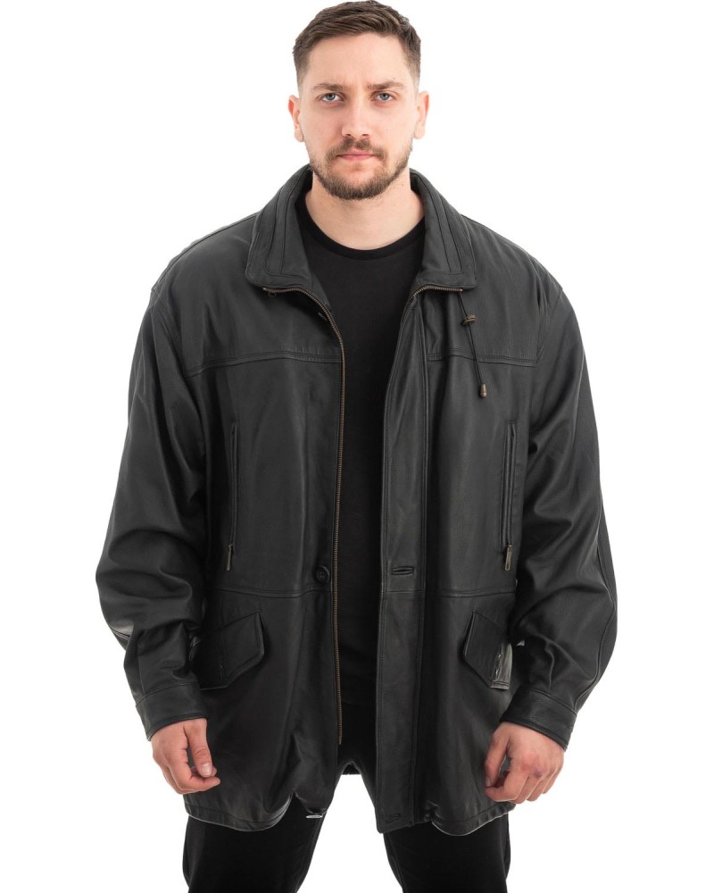  Γνήσιο Ανδρικό Δερμάτινο Μπουφάν - Z666