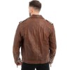  Γνήσιο Ανδρικό Δερμάτινο Μπουφάν - Z668