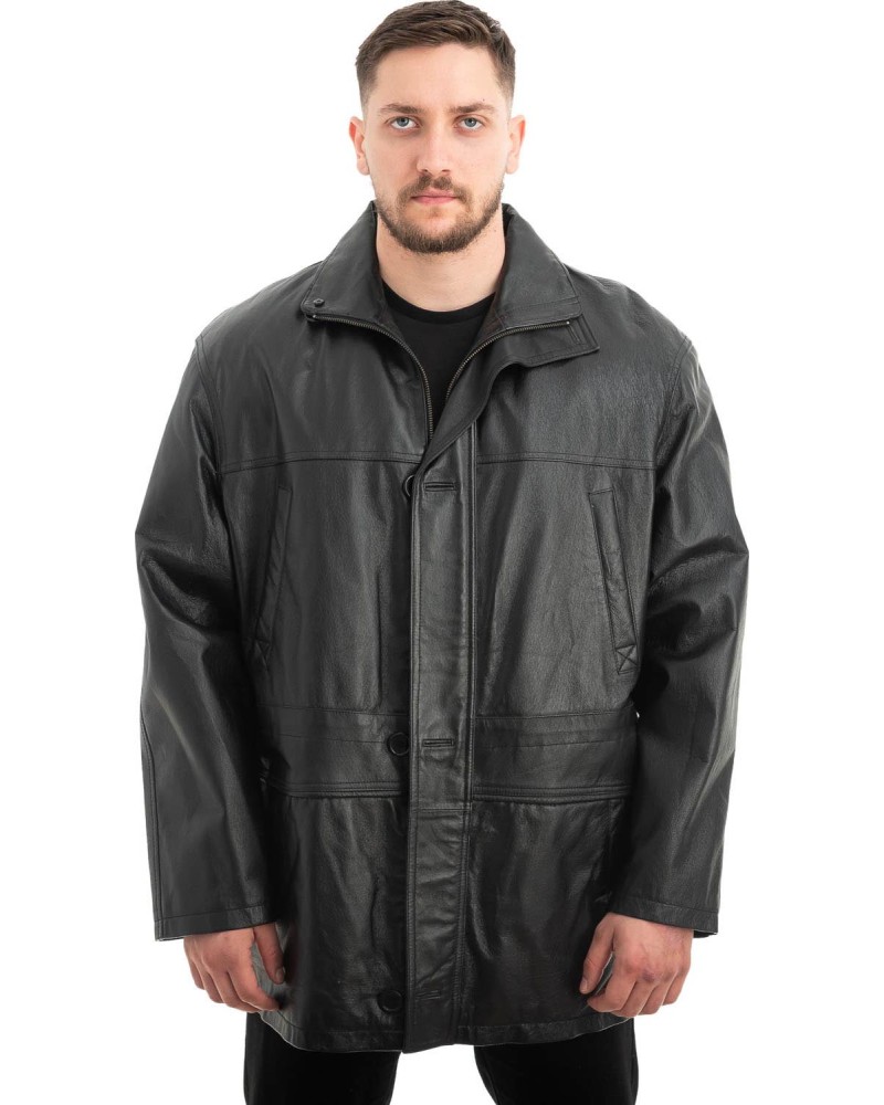  Γνήσιο Ανδρικό Δερμάτινο Μπουφάν - Z674