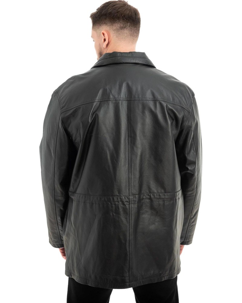  Γνήσιο Ανδρικό Δερμάτινο Μπουφάν - Z674