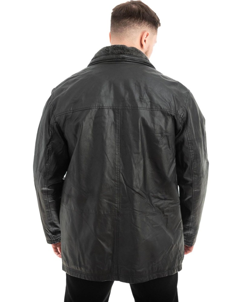  Γνήσιο Ανδρικό Δερμάτινο Μπουφάν - Z675