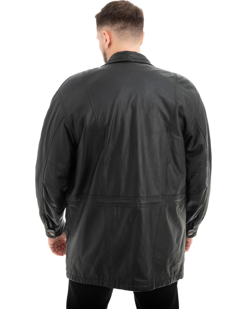  Γνήσιο Ανδρικό Δερμάτινο Μπουφάν - Z679