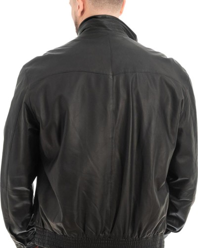  Γνήσιο Ανδρικό Δερμάτινο Μπουφάν - Z680