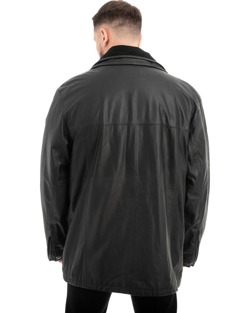  Γνήσιο Ανδρικό Δερμάτινο Μπουφάν - Z682