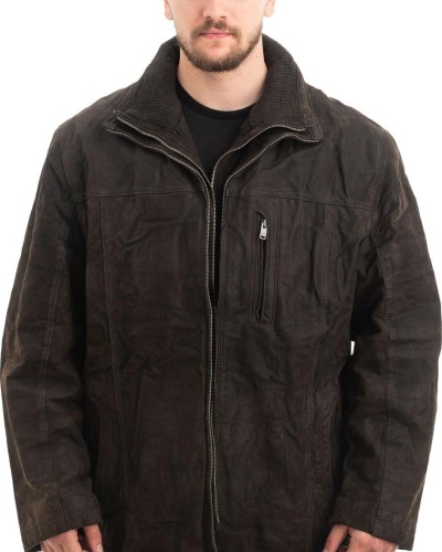  Γνήσιο Ανδρικό Δερμάτινο Μπουφάν - Z692