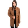 Γνήσιο Γυναικέιο Δερμάτινο Παλτό - Z696