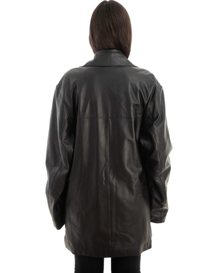 Γνήσιο Γυναικέιο Δερμάτινο Μπουφάν - Z698