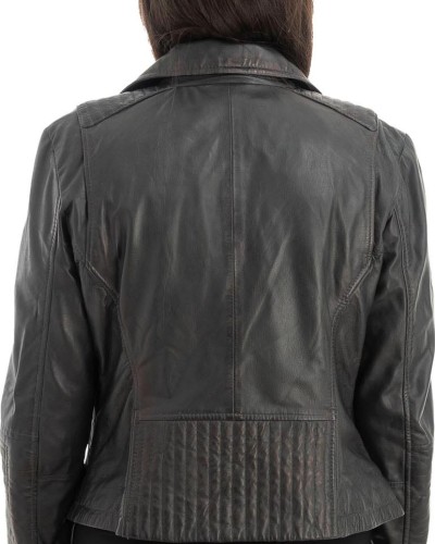 Γνήσιο Γυναικέιο Δερμάτινο Μπουφάν - Z699