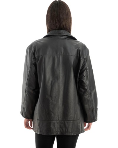 Γνήσιο Γυναικέιο Δερμάτινο Μπουφάν - Z702