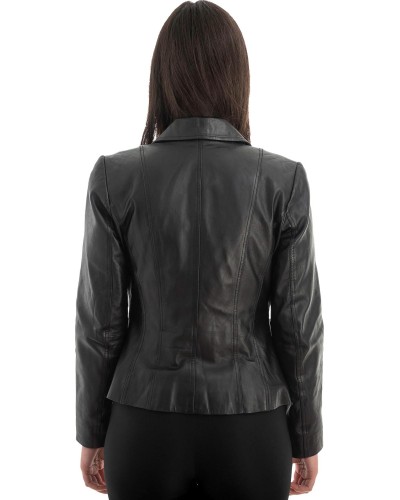 Γνήσιο Γυναικέιο Δερμάτινο Σακάκι - Z706