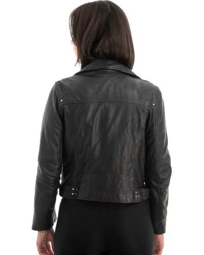 Γνήσιο Γυναικέιο Δερμάτινο Μπουφάν - Z709