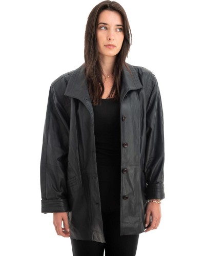 Γνήσιο Γυναικέιο Δερμάτινο Σακάκι - Z720