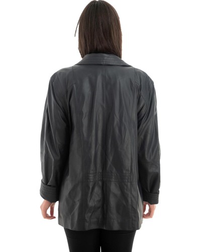 Γνήσιο Γυναικέιο Δερμάτινο Σακάκι - Z720