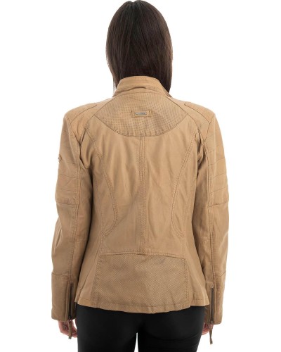 Γνήσιο Γυναικέιο Δερμάτινο Μπουφάν - Z722