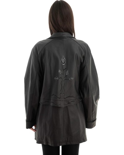 Γνήσιο Γυναικέιο Δερμάτινο Μπουφάν - Z727