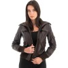 Γνήσιο Γυναικέιο Δερμάτινο Μπουφάν - Z728