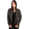 Γνήσιο Γυναικέιο Δερμάτινο Σακάκι - Z729