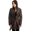 Γνήσιο Γυναικέιο Δερμάτινο Παλτό - Z730
