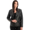 Γνήσιο Γυναικέιο Δερμάτινο Σακάκι - Z732