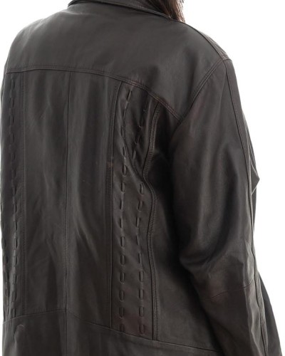 Γνήσιο Γυναικέιο Δερμάτινο Σακάκι - Z742