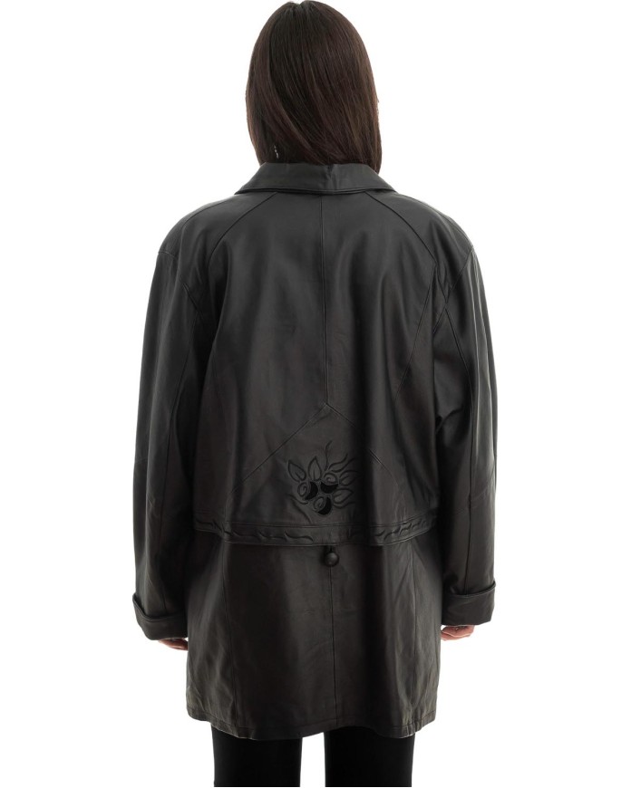 Γνήσιο Γυναικέιο Δερμάτινο Σακάκι - Z749