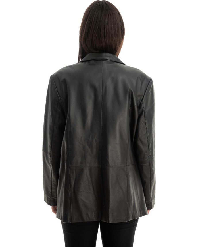 Γνήσιο Γυναικέιο Δερμάτινο Σακάκι - Z750