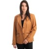 Γνήσιο Γυναικέιο Δερμάτινο Σακάκι - Z753