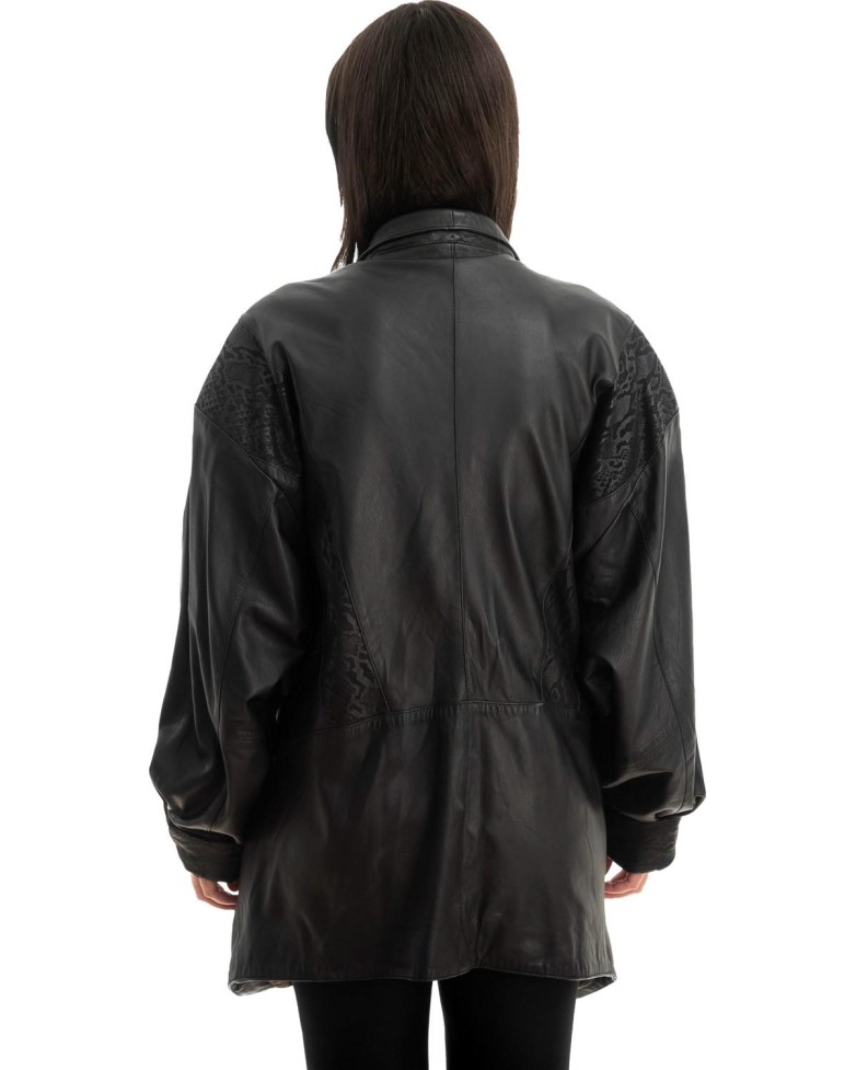 Γνήσιο Γυναικέιο Δερμάτινο Μπουφάν - Z754