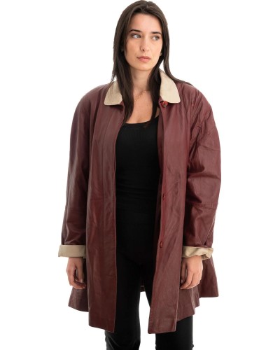 Γνήσιο Γυναικέιο Δερμάτινο Μπουφάν - Z756