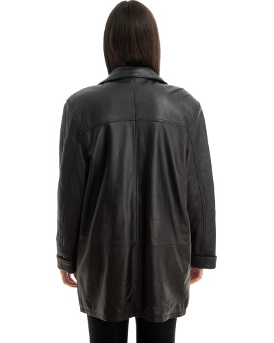 Γνήσιο Γυναικέιο Δερμάτινο Μπουφάν - Z761