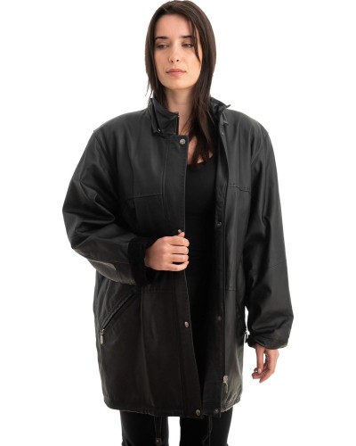 Γνήσιο Γυναικέιο Δερμάτινο Μπουφάν - Z763