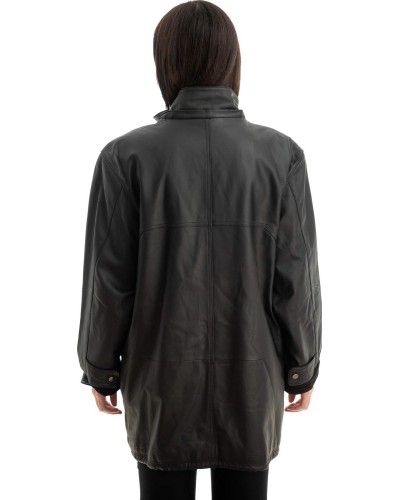 Γνήσιο Γυναικέιο Δερμάτινο Μπουφάν - Z763