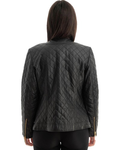 Γνήσιο Γυναικέιο Δερμάτινο Μπουφάν - Z764